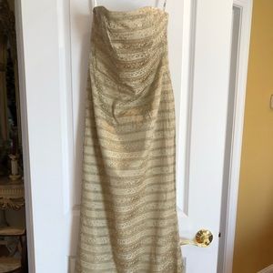 BOB MACKIE BEADED FORMAL LONG DRESS